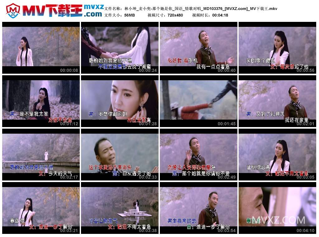 林小坤_麦小兜-那个她是你_国语_情歌对唱_MD103376